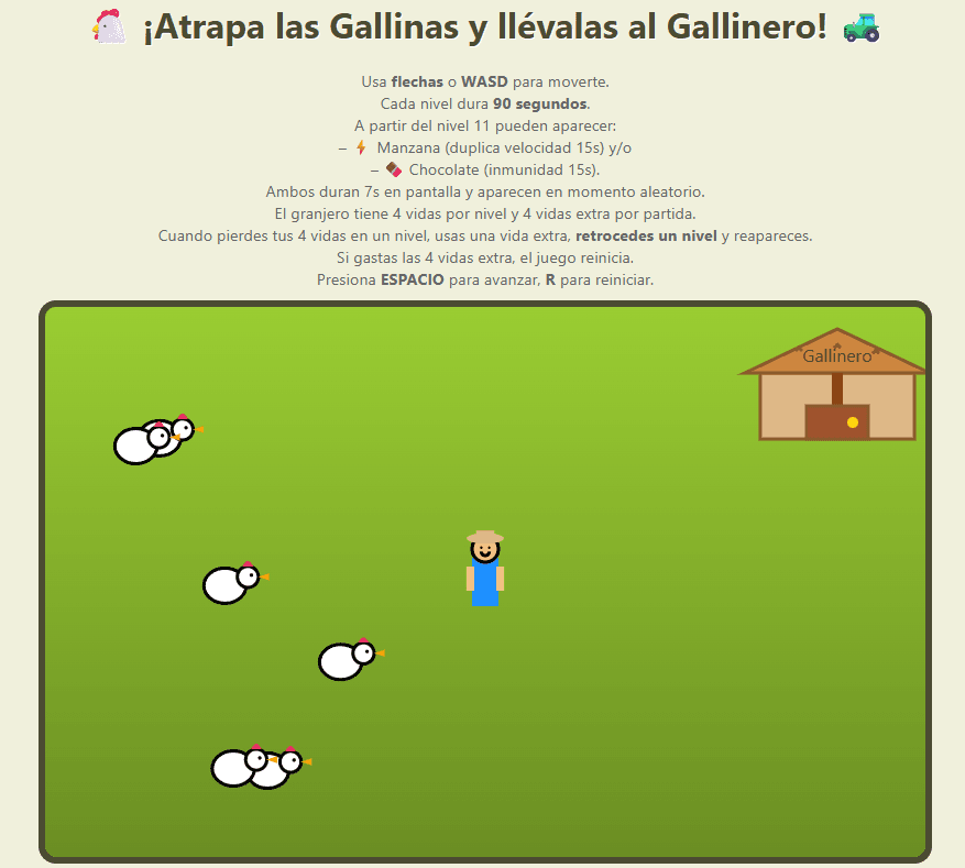 Atrapa Gallinas